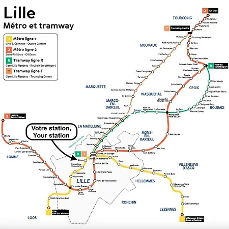 Vieux-lille Deux Pieces Lägenhet Lille